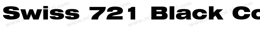 Swiss 721 Black Cond字体转换